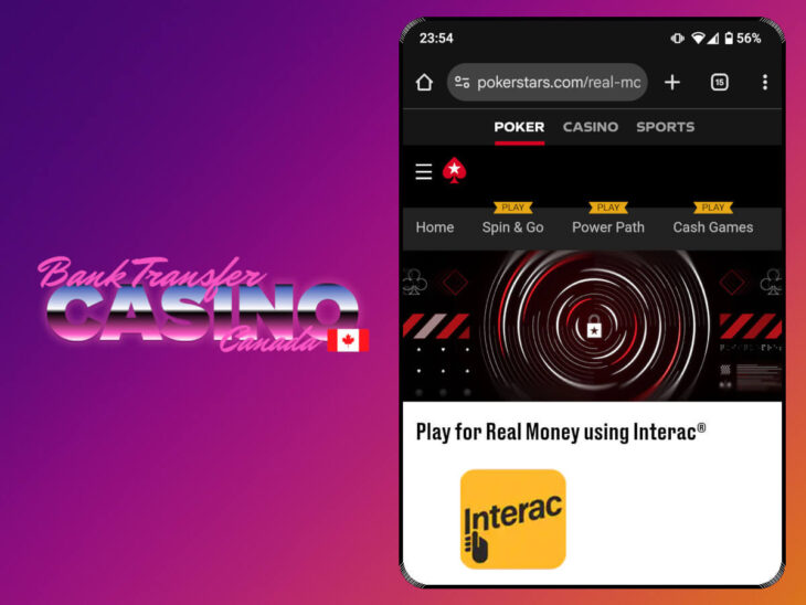 Bank transfer casino Canada - PokerStars