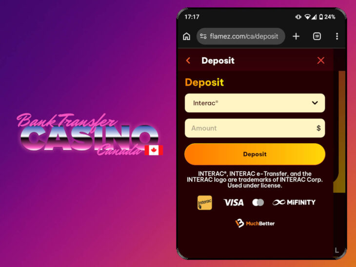 Interac deposit casino - Flamez